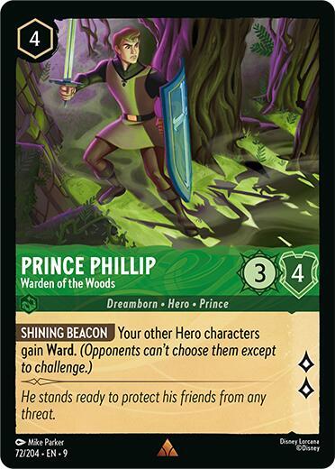 Prince Phillip - Warden of the Woods 72/204 card from Fabled