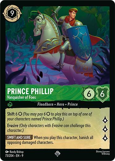 Prince Phillip - Vanquisher of Foes 73/204 card from Fabled