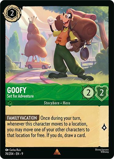 Goofy - Set for Adventure 74/204 card from Fabled