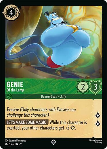Genie - Of the Lamp 76/204 card from Fabled