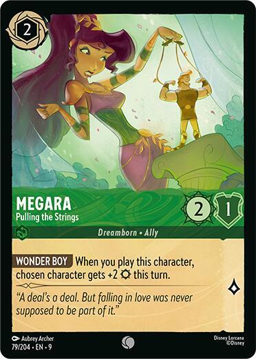 Megara - Pulling the Strings 79/204 card from Fabled