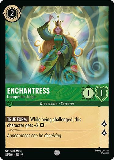 Enchantress - Unexpected Judge 81/204 card from Fabled
