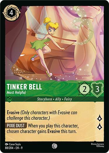Tinker Bell - Most Helpful 88/204 card from Fabled
