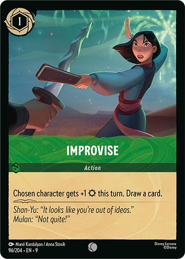 Improvise 96/204 card from Fabled