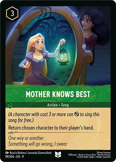 Mother Knows Best 99/204 card from Fabled