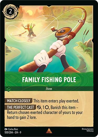 Family Fishing Pole 100/204 card from Fabled