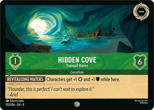 Hidden Cove - Tranquil Haven 102/204 card from Fabled
