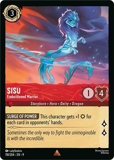 Sisu - Emboldened Warrior 118/204 card from Fabled