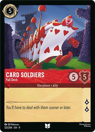 Card Soldiers - Full Deck 122/204 card from Fabled