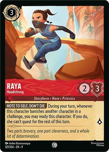 Raya - Headstrong 127/204 card from Fabled