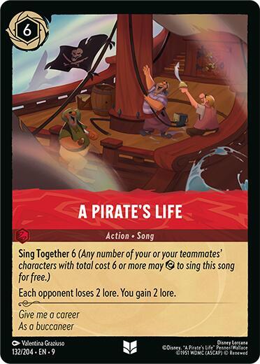 A Pirate's Life 132/204 card from Fabled