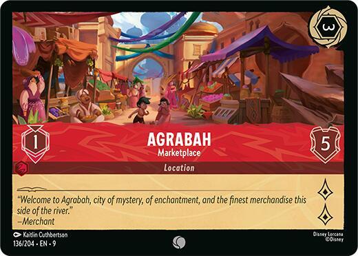 Agrabah - Marketplace 136/204 card from Fabled