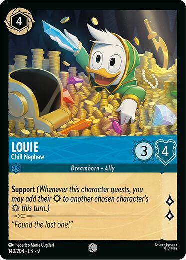 Louie - Chill Nephew 140/204 card from Fabled
