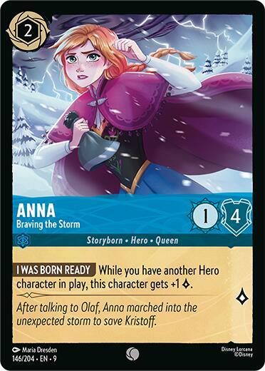 Anna - Braving the Storm 146/204 card from Fabled