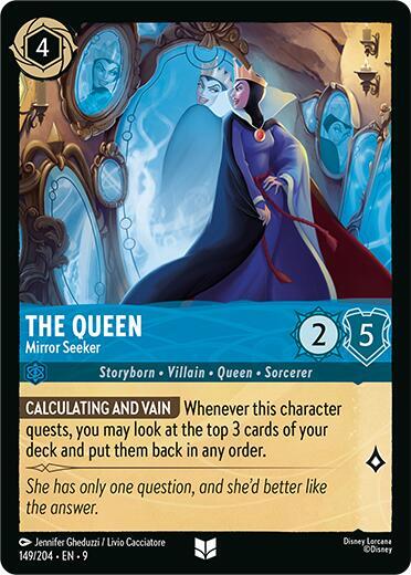 The Queen - Mirror Seeker 149/204 card from Fabled