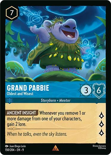 Grand Pabbie - Oldest and Wisest 150/204 card from Fabled