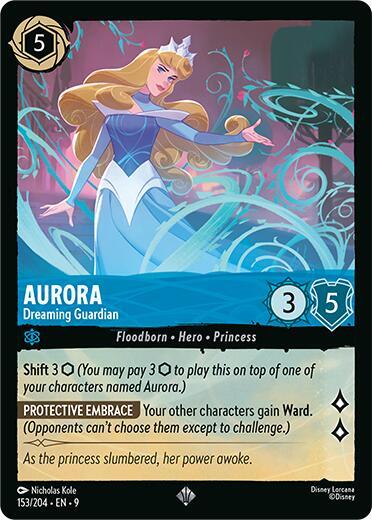 Aurora - Dreaming Guardian 153/204 card from Fabled