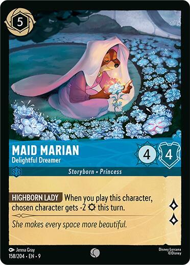 Maid Marian - Delightful Dreamer 158/204 card from Fabled
