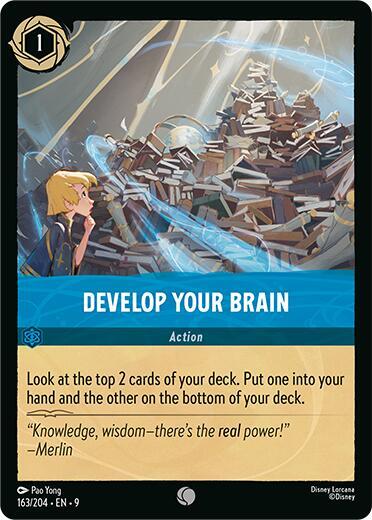 Develop Your Brain 163/204 card from Fabled
