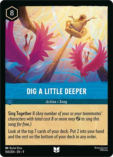 Dig a Little Deeper 166/204 card from Fabled