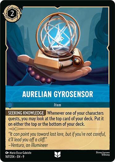 Aurelian Gyrosensor 167/204 card from Fabled