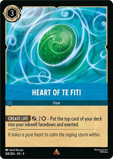 Heart of Te Fiti 168/204 card from Fabled