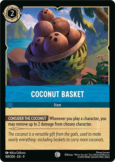 Coconut Basket 169/204 card from Fabled