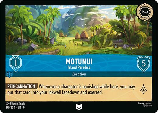 Motunui - Island Paradise 170/204 card from Fabled