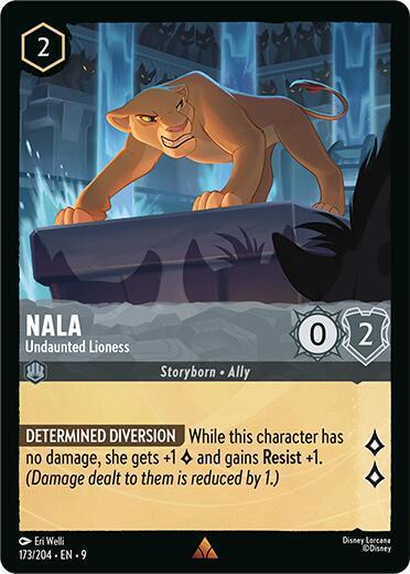 Nala - Undaunted Lioness 173/204 card from Fabled