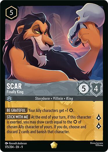Scar - Finally King 175/204 card from Fabled