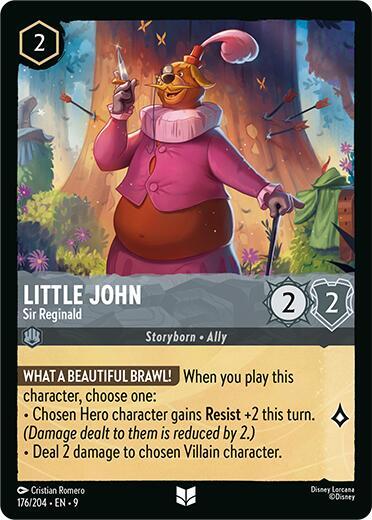 Little John - Sir Reginald 176/204 card from Fabled