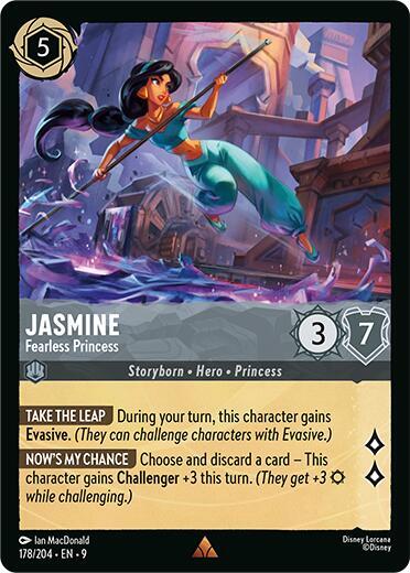 Jasmine - Fearless Princess 178/204 card from Fabled