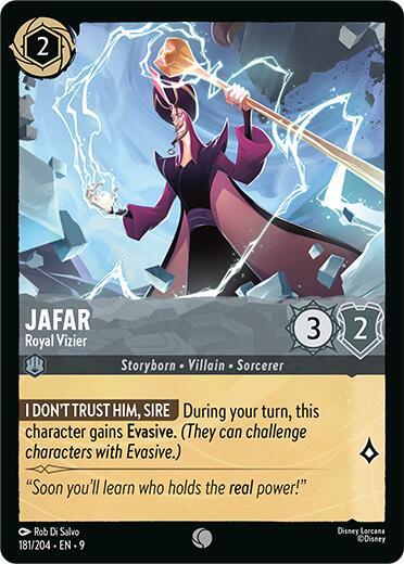 Jafar - Royal Vizier 181/204 card from Fabled
