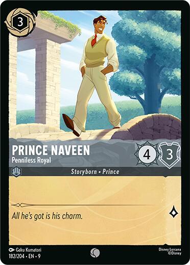 Prince Naveen - Penniless Royal 182/204 card from Fabled