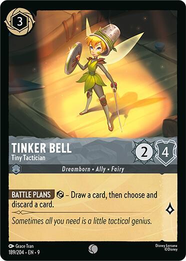 Tinker Bell - Tiny Tactician 189/204 card from Fabled