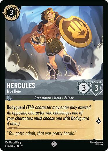 Hercules - True Hero 191/204 card from Fabled