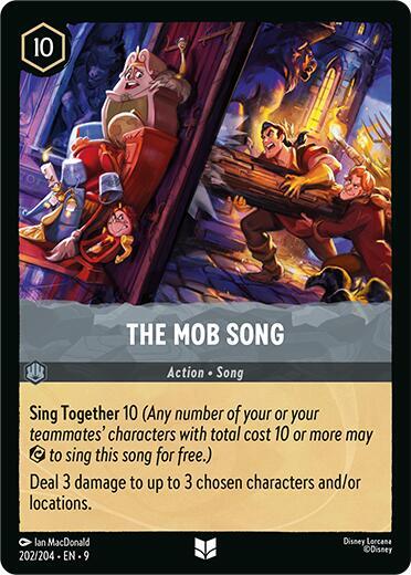 The Mob Song 202/204 card from Fabled