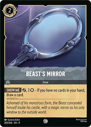 Beast's Mirror 203/204 card from Fabled