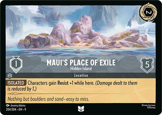 Maui's Place of Exile - Hidden Island 204/204 card from Fabled