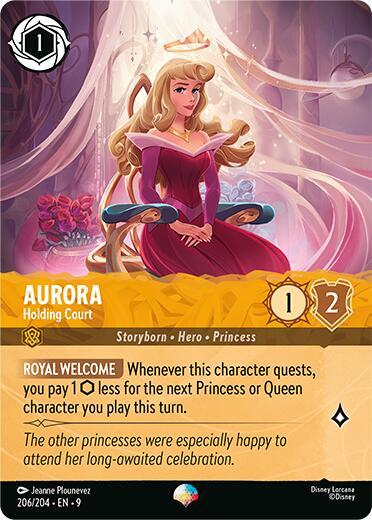 Aurora - Holding Court (Epic) 206/204 card from Fabled