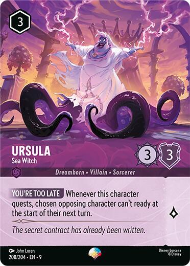 Ursula - Sea Witch (Epic) 208/204 card from Fabled