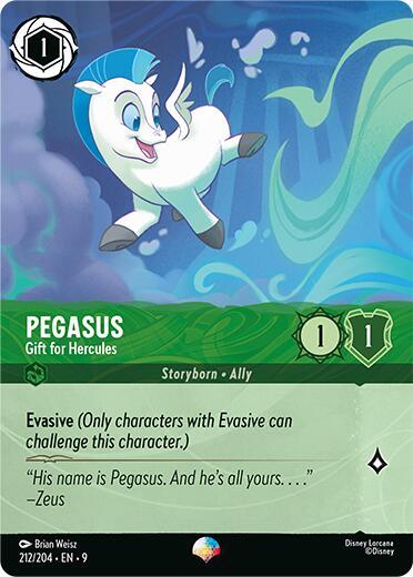 Pegasus - Gift for Hercules (Epic) 212/204 card from Fabled