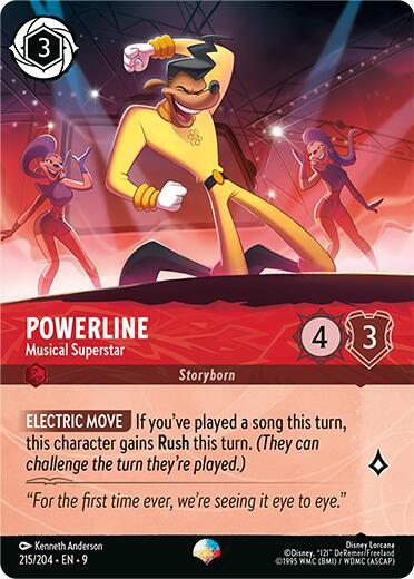Powerline - Musical Superstar (Epic) 215/204 card from Fabled