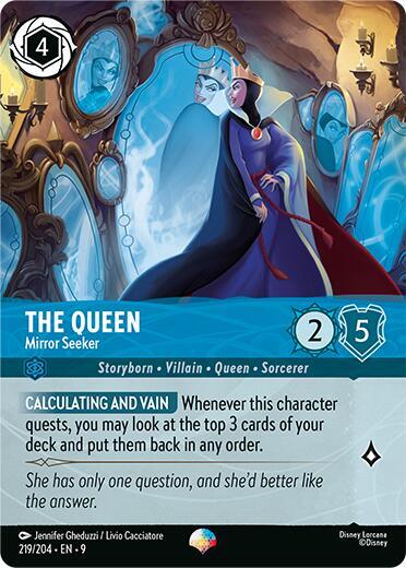 The Queen - Mirror Seeker (Epic) 219/204 card from Fabled