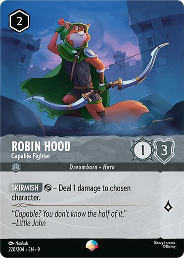 Robin Hood - Capable Fighter (Epic) 220/204 card from Fabled
