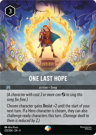 One Last Hope (Epic) 222/204 card from Fabled