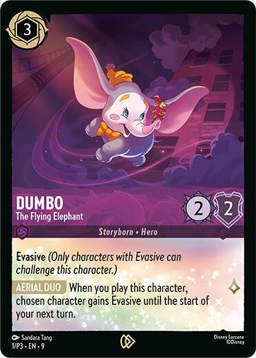 Dumbo - The Flying Elephant 1 card from Disney Lorcana Promo Cards