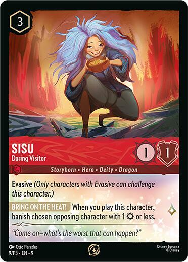 Sisu - Daring Visitor 9 card from Disney Lorcana Promo Cards