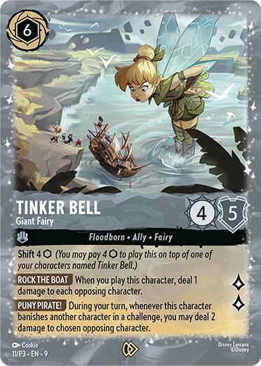 Tinker Bell - Giant Fairy 11 card from Disney Lorcana Promo Cards