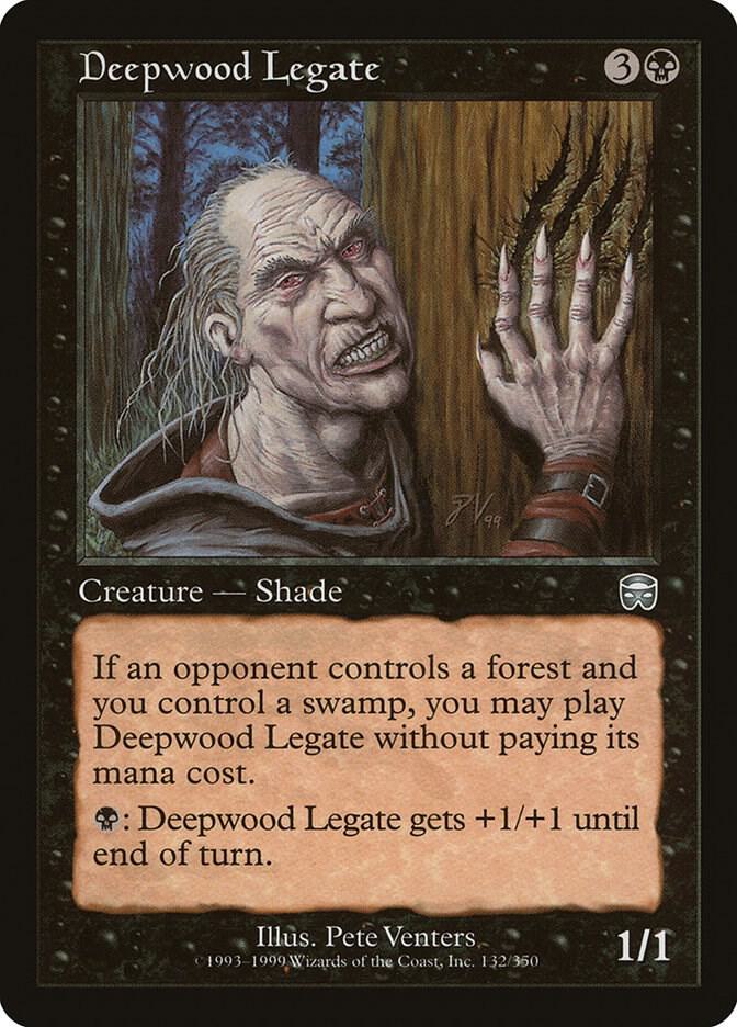 Deepwood Legate 132 card from Mercadian Masques